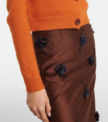 Cardigan aus Kaschmir und Baumwolle | Shushu/Tong