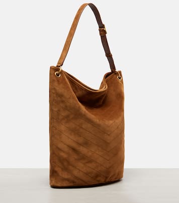 Niki Cassandre suede bucket bag | Saint Laurent
