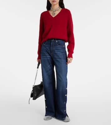High-rise wide-leg jeans | Sportmax