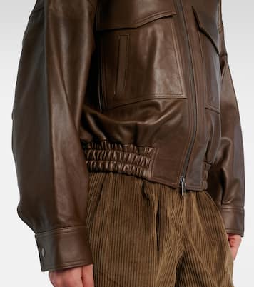 Bomberjacke Eugene aus Leder | Staud