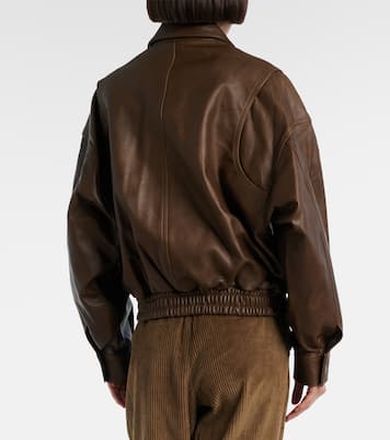 Bomberjacke Eugene aus Leder | Staud