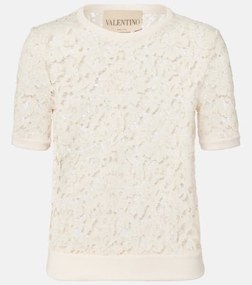 Top Mossi in pizzo | Valentino