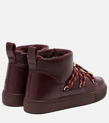 Full Leather Gloss leather snow boots | Inuikii