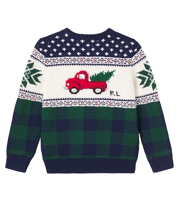 Pullover in cotone jacquard | Polo Ralph Lauren Kids