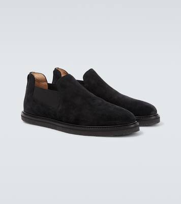 Parker suede slip-on shoes | The Row