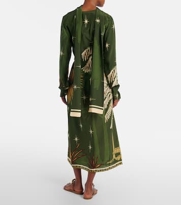 Bedrucktes Midikleid aus Seide | Johanna Ortiz