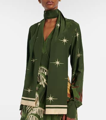 Bedrucktes Midikleid aus Seide | Johanna Ortiz