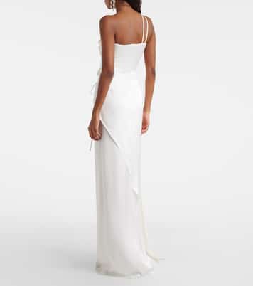 Floral-appliqué gown | David Koma