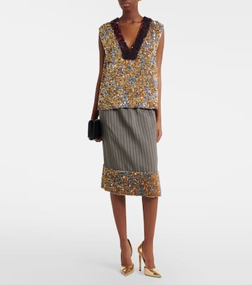 Brigitte mirrored leather pumps | Jimmy Choo