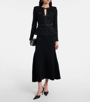 Midikleid mit Pailletten | Self-Portrait