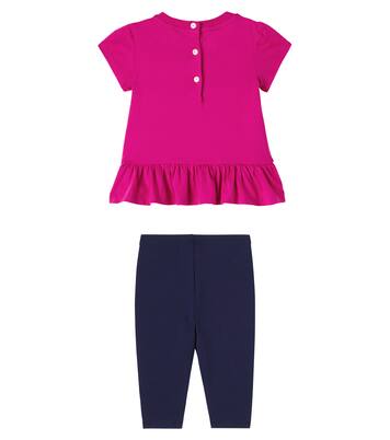Baby Polo Bear T-shirt and pants set | Polo Ralph Lauren Kids