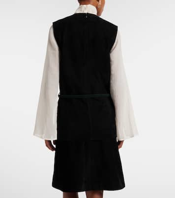 Minikleid aus Veloursleder | Toteme