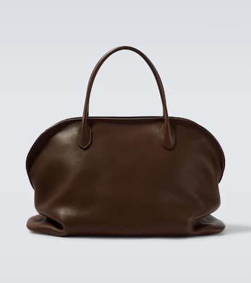 Agnes 16 leather top-handle bag | The Row