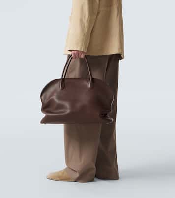 Agnes 16 leather top-handle bag | The Row