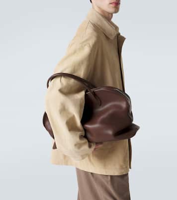 Agnes 16 leather top-handle bag | The Row