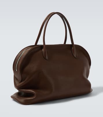 Agnes 16 leather top-handle bag | The Row