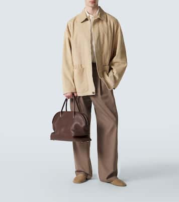 Agnes 16 leather top-handle bag | The Row