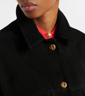 Jacke Sahariana aus Veloursleder | Blazé Milano