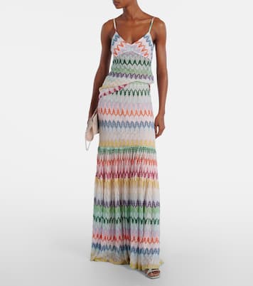 Jupe longue en lamé | Missoni