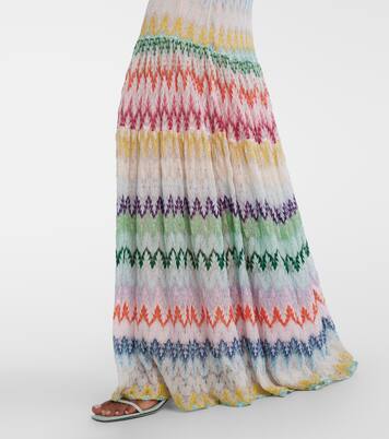 Jupe longue en lamé | Missoni