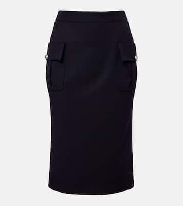Wool pencil skirt | McQueen