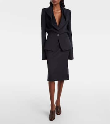 Wool pencil skirt | McQueen