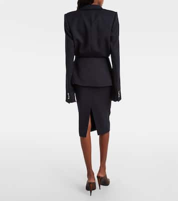 Wool pencil skirt | McQueen