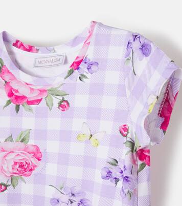 Vestido de jersey en mezcla de algodón | Monnalisa