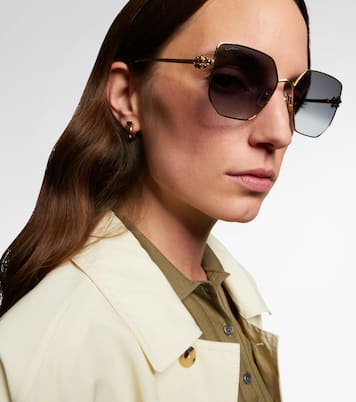 Eckige Sonnenbrille Clash de Cartier | Cartier Eyewear Collection