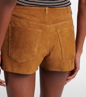 Shorts aus Veloursleder | 7 For All Mankind