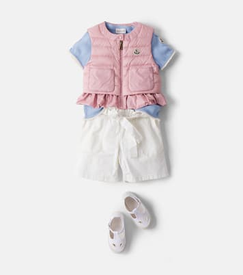 Latife ruffled down vest | Moncler Enfant