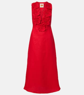 Midikleid aus Leinen | Farm Rio