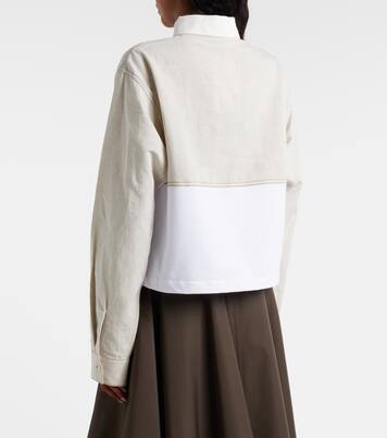 Polo de algodón y lino | Prada