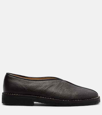 Zapatos slip-on Piped de piel | Lemaire