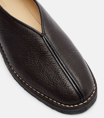 Zapatos slip-on Piped de piel | Lemaire