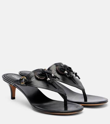 Ekyne embellished leather thong sandals | Isabel Marant
