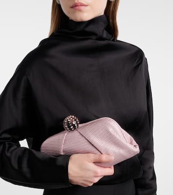 Verzierte Clutch Tequila aus Canvas | Aquazzura