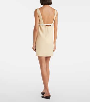 Pamela belted linen minidress | Posse