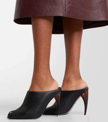 Leather mules  | McQueen