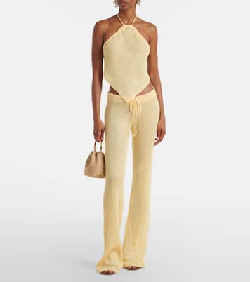 Liz sequined halterneck top | Bananhot