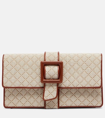 Maycap raffia-effect clutch | Manolo Blahnik