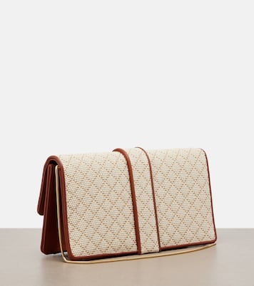 Maycap raffia-effect clutch | Manolo Blahnik