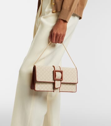 Maycap raffia-effect clutch | Manolo Blahnik