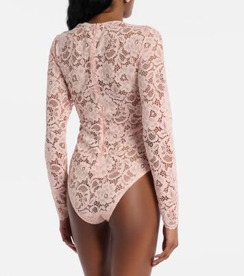 Body de encaje floral | Self-Portrait
