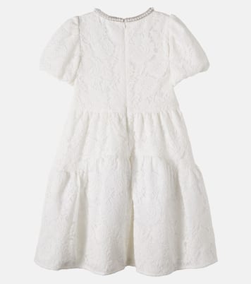Embellished lace dress | Self-Portrait Kids