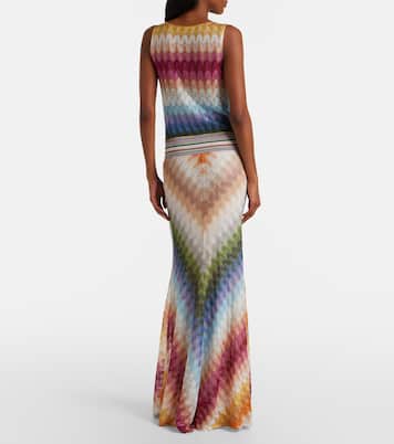 تنورة ماكسي محبوكة | Missoni