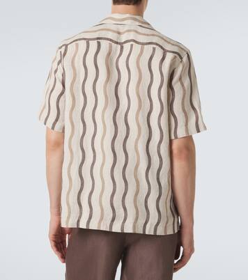 Camisa bowling Roberto de lino estampada | Frescobol Carioca