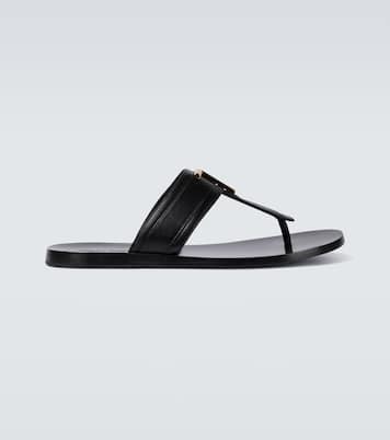 레더 통 샌들 | Tom Ford