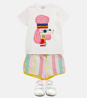 Short à logo en coton mélangé | Marc Jacobs Kids