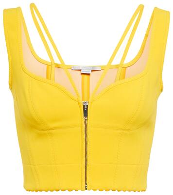 Bustier-Top aus Scuba | Stella McCartney